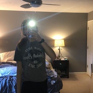 Grey Rehoboth Beach tee